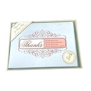 Knock Knock Thank You 12 Notecards Envelopes Hospitality Stationery